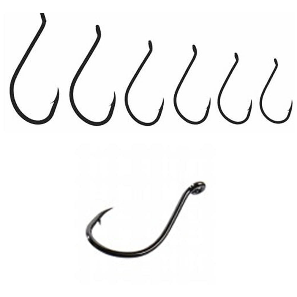 Ami akura trabucco 11507 numero 2/0 12 pezzi carbon hooks
