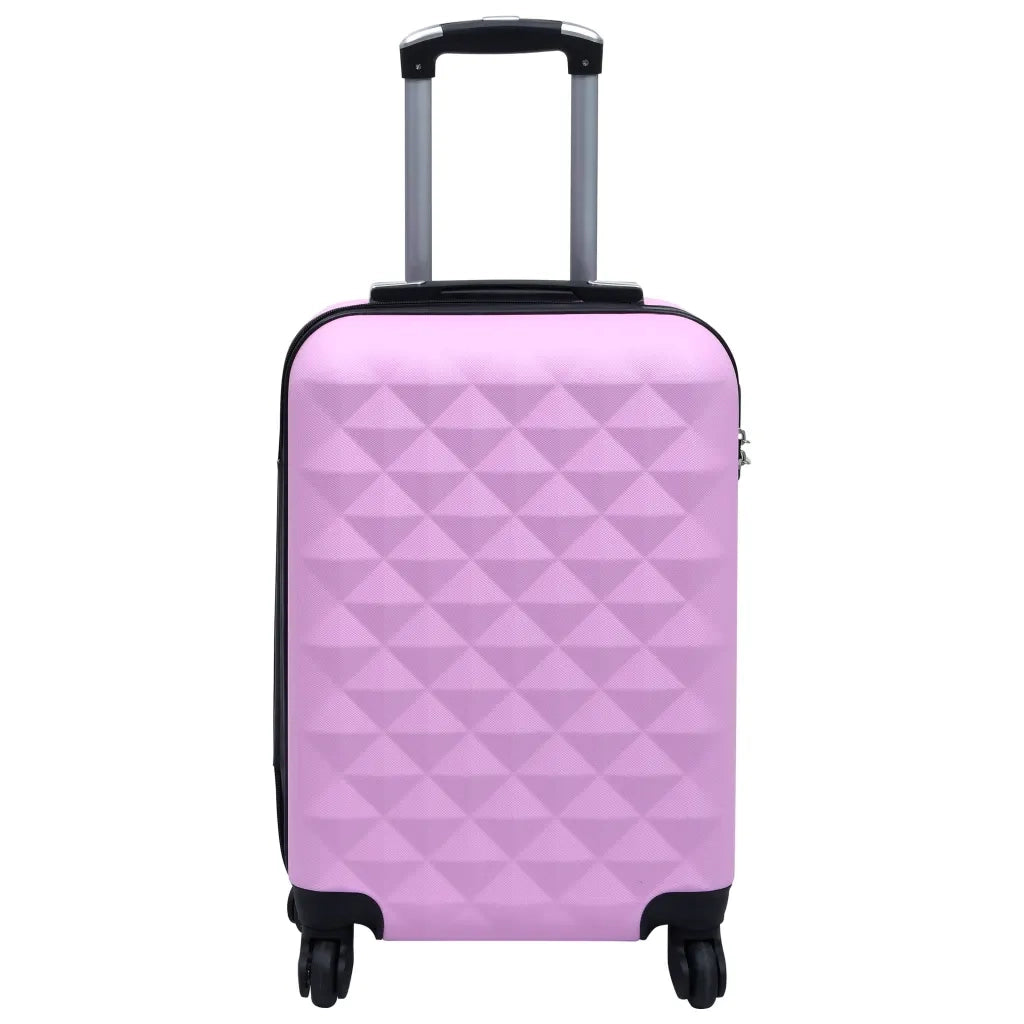 Set Valigie Trolley a Custodia Rigida 2 pz Rosa in ABS 92429
