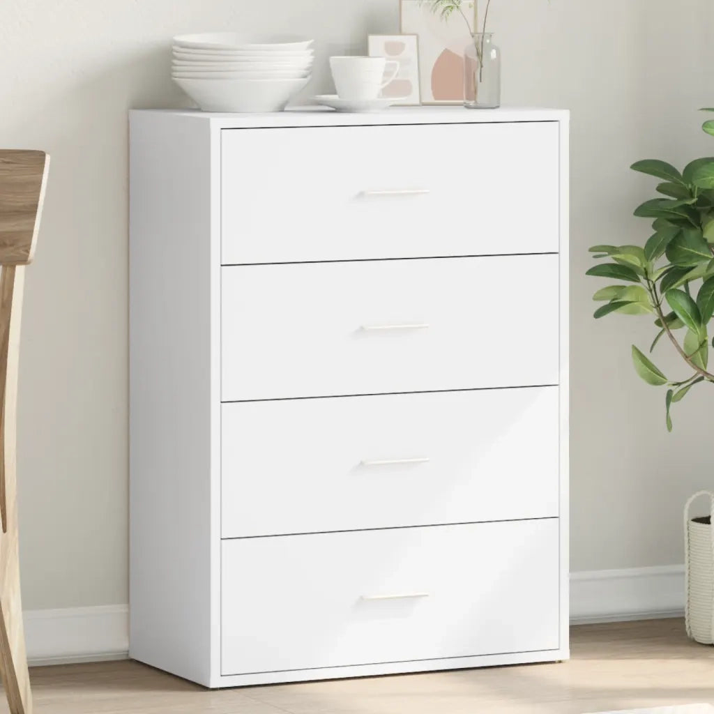 Credenza | Madia | Buffet da pranzo | Armadio da pranzo Bianca 60x31x84 cm in Legno Multistrato