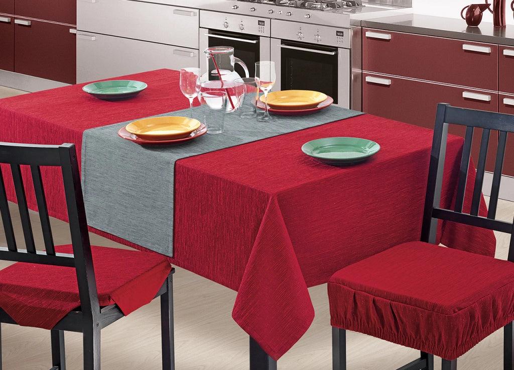 Copritavolo Salotto/Cucina Jacquard Modello Charme Made In Italy - 90x90 - Giallo