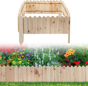 Tendeo per Parete in Legno Flexibile - Bordino in Legno di Faggio - Separazione di Giardino in Legno di Faggio - Decorativo Bordino - Bordino Naturale in Legno - Dimensioni 400 x 20 cm