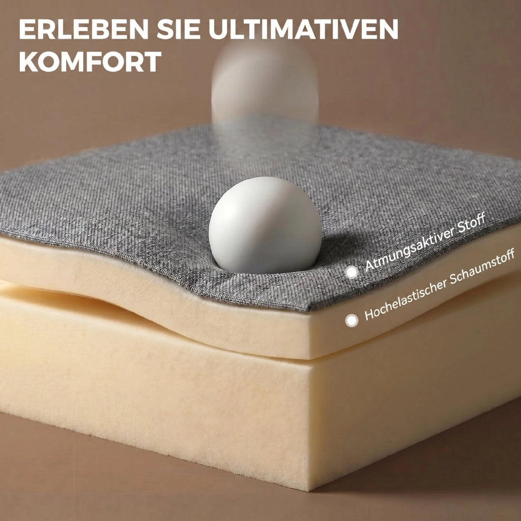 Poltrona a Dondolo in Tessuto ¨C Minimal ¨C Grigio Chiaro