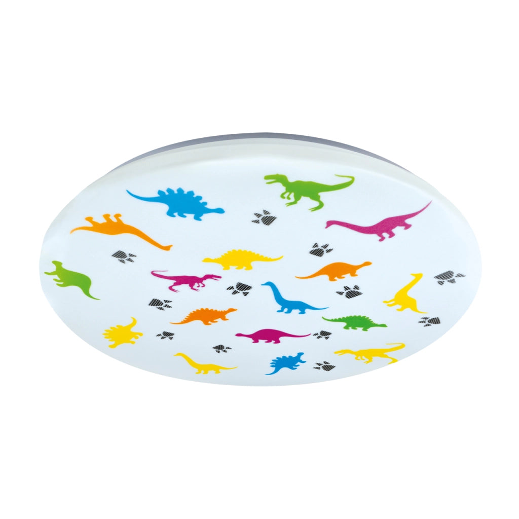Plafoniera LED KIDI Struhm dinosauri Ø33,5 20W 4000K IP44