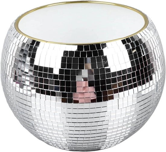 Ijsemmer perfezionatore con grande capacità per cocktail e vino, specchio riflettente, design retro leggero, accessori da festa per cucina e bar