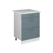 Vicco Base universale Grigio-blu 60 cm con cassetti