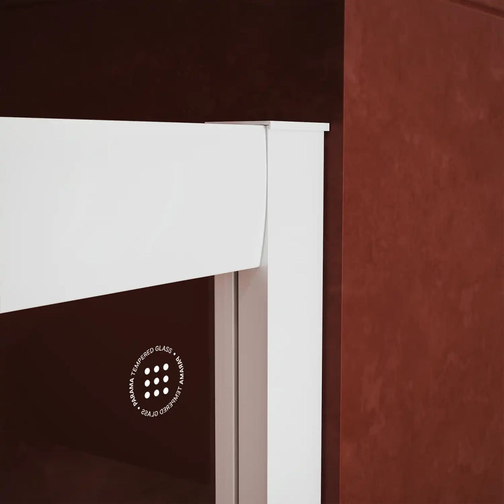 Box Doccia Nicchia 100 cm Apertura Scorrevole Vetro Temperato 4mm trasparente  | Maiorca