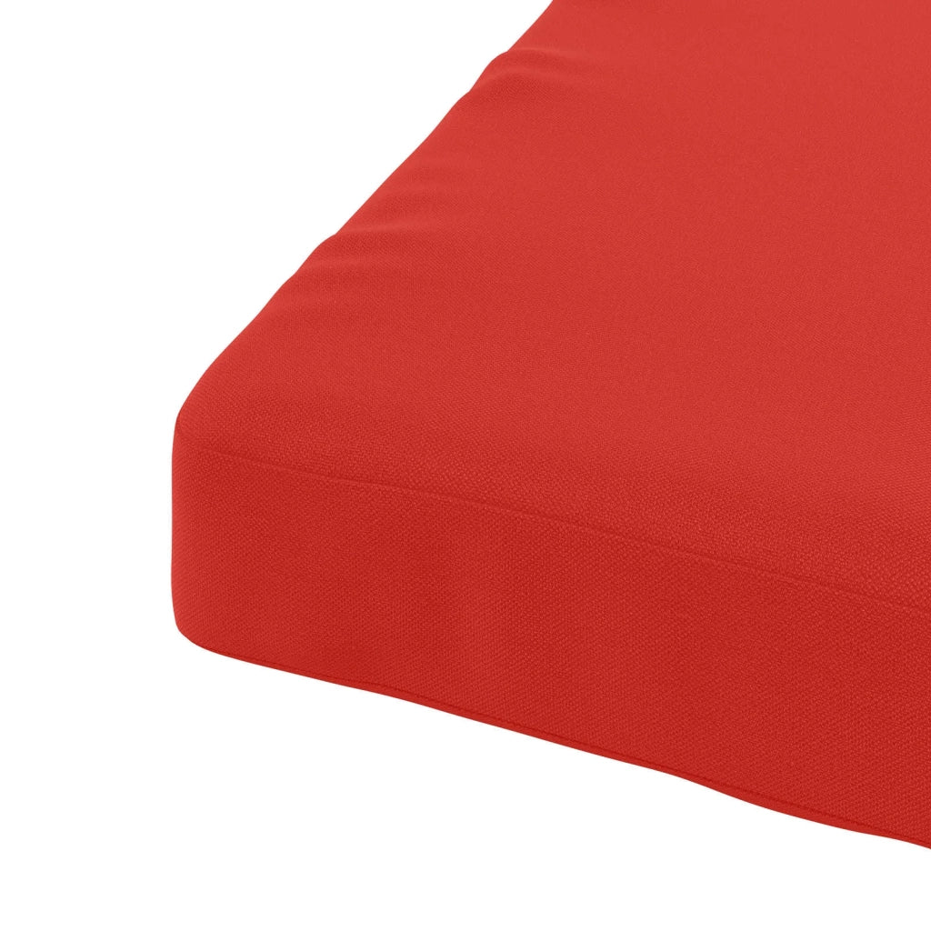 Cuscini per Sedia in 4 Pezzi SOEST 4 pz 100% Poliestere Rosso 944465
