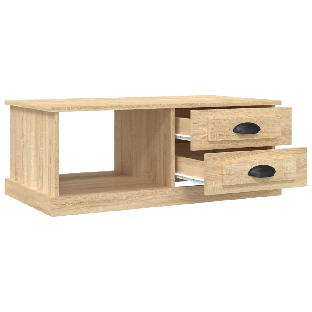 Tavolino da Salotto Rovere Sonoma 90x50x35 cm Legno Multistrato 816243