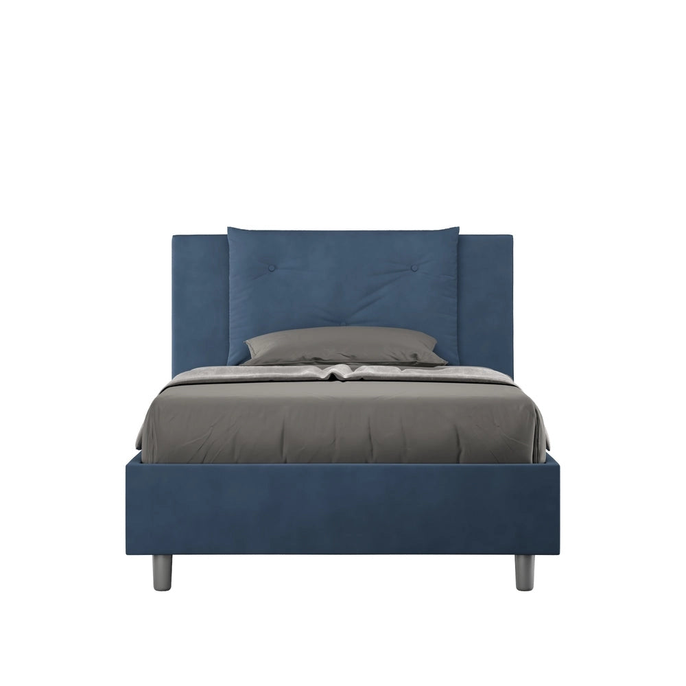 Letto Singolo 80x200 cm con Rete Appia Blu