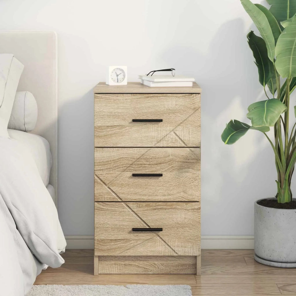Armadio da Notte con cassetto rovere sonoma 38 x 38 x 66 cm 883376