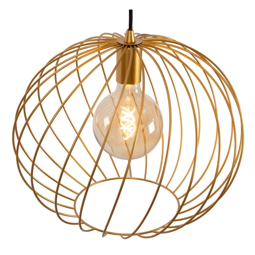 Lampada a sospensione Danza ottone Ø40cm E27 Lucide