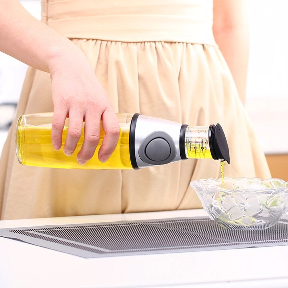 Trade Shop - Dispenser Misuratore Olio Aceto Contenitore Porta Olio Tavola Misura E Premi -