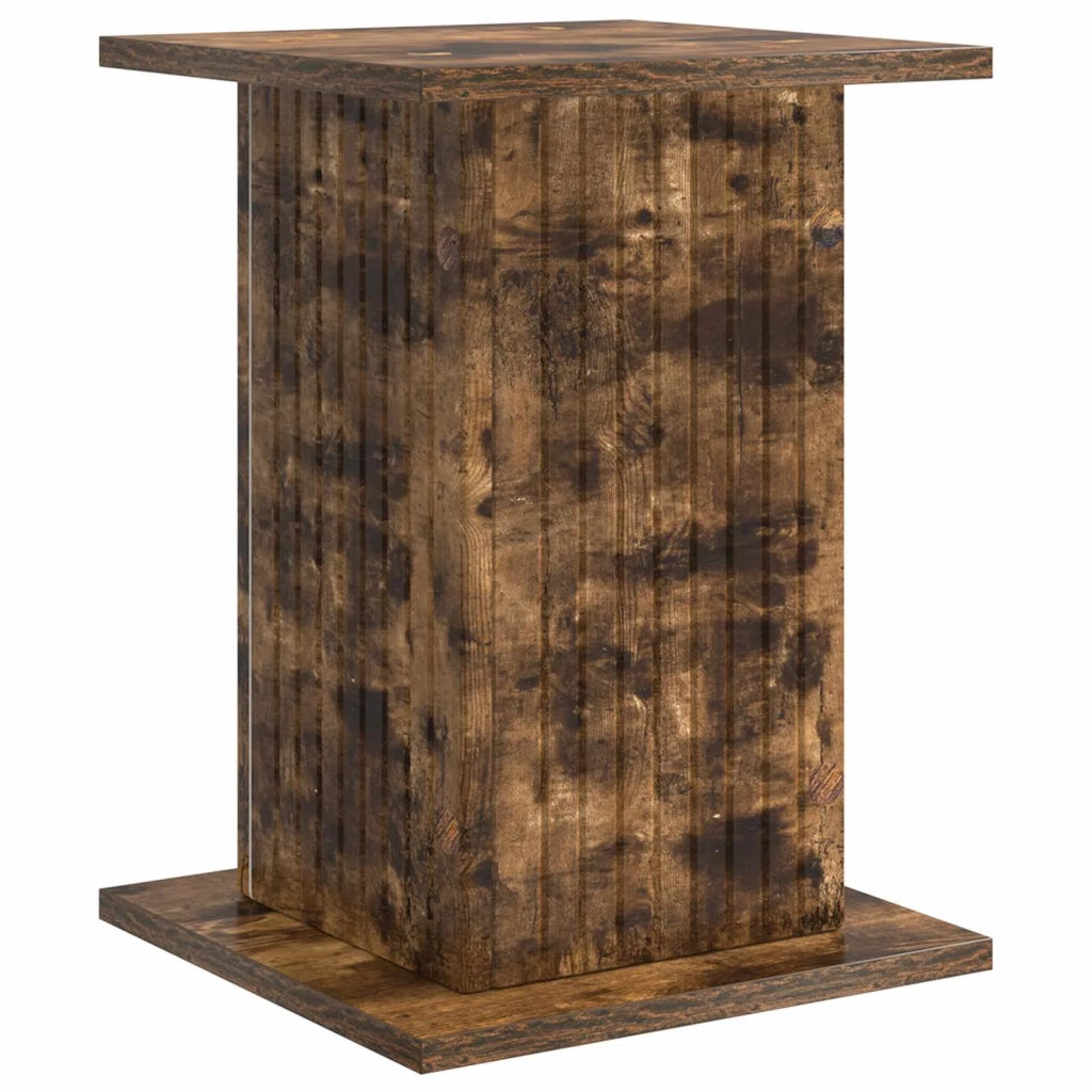 Supporto per piante | Sostegno per piante 2 pz Rovere Fumo 30,5 x 30 x 43 cm