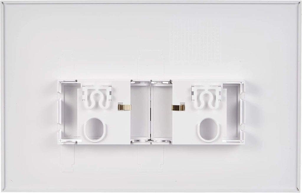 PLACCA PER CASSETTA INCASSO PUCCI ECO 2 PULSANTI LINEA MOD.2014- Bianca- PUCCI- pezzi 1