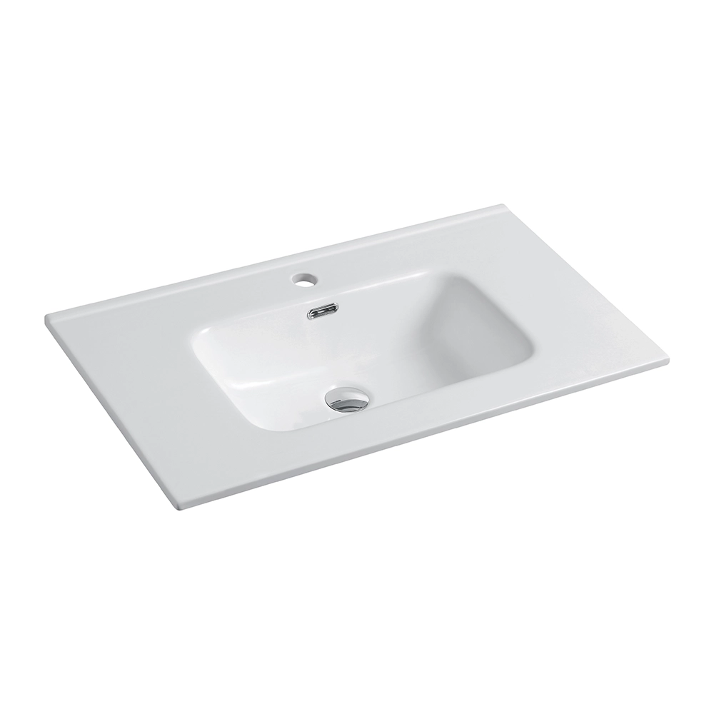 Lavabo da incasso 80 cm in ceramica bianca | Civit