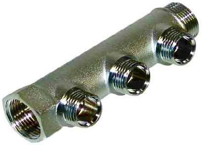 COLLETTORE MF COMPONIBILE 3 VIE  3/4 FIL 24 CROMATO