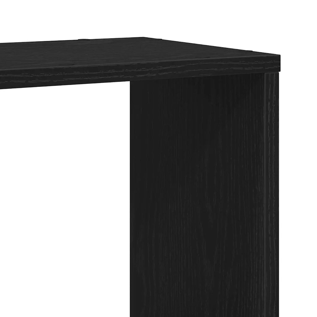 Set mobile TV 80 x 24 x 32 cm Rovere Nero Legno ingegnerizzato 862694