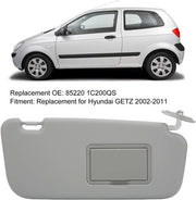 Visore Sole con Specchio per Lato Sinistro e Destro del Frenatare - Grigio | 85220 1C200QS Sostituzione per Hyundai Getz 2002-2011