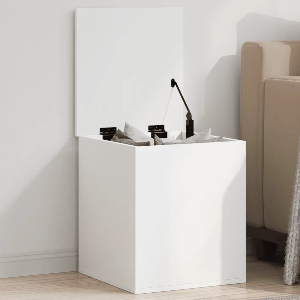 Contenitore Portaoggetti Bianco 40x42x46 cm Legno Multistrato 840646