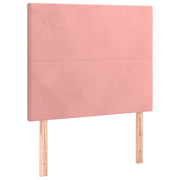 Testiera | Testata Rosa 100x5x118/128 cm Velluto