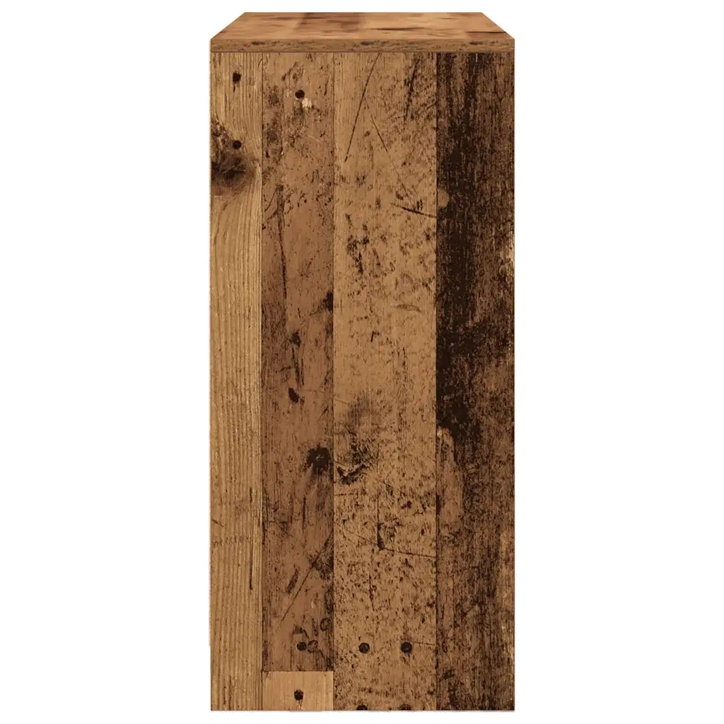 Credenza con Cassetti e Ante-Buffet-Armadio da cucina Legno Antico 70,5x34x74,5 cm