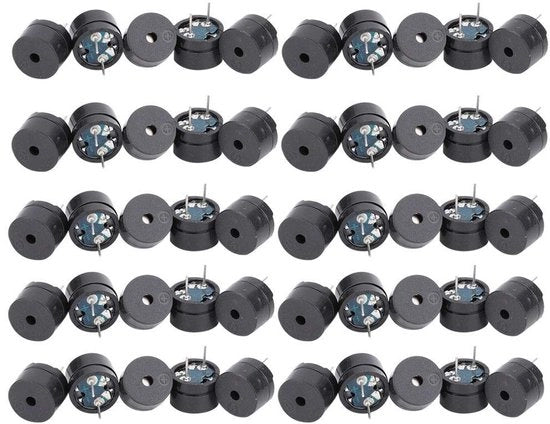 Zomere passivo elettromagnetico tipo 16 ohm AC 2KHz 3V 5V 9V 12V (50 pezzi) per componenti elettronici