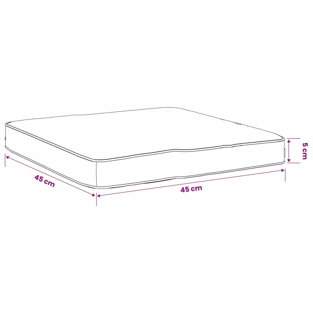 Cuscini per Sedia in 4 Pezzi VUGHT 4 pcs 100% Poliestere 946265