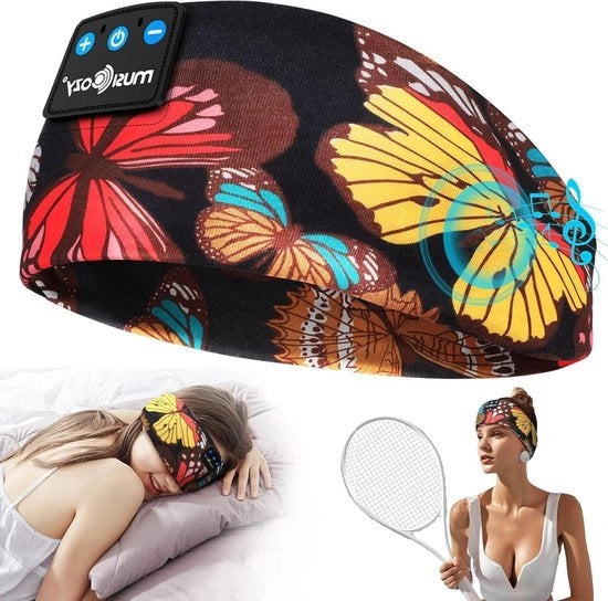 Cuffie Bluetooth 5.2 Senza Fili - Ascolto Musicale Dolce - Sonno Laterale - Ciclismo - Viaggi - Corsa