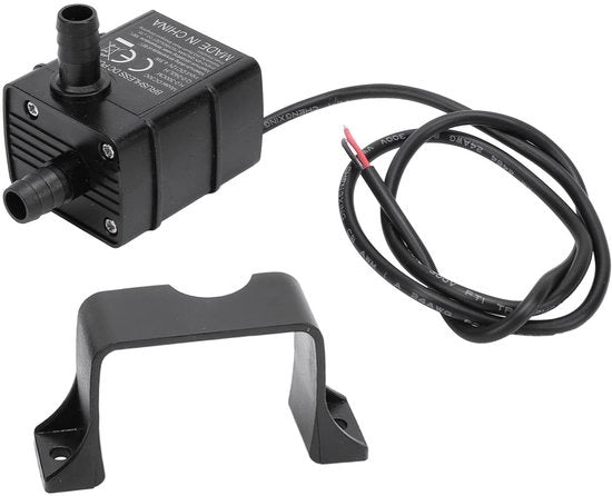 Pompa acqua IP68 acqua resistente - 12V 4,5W - Carico massimo 300cm - Capacità di flusso 240L/H - Doppia pompa - Facile da pulire - Pompa acqua