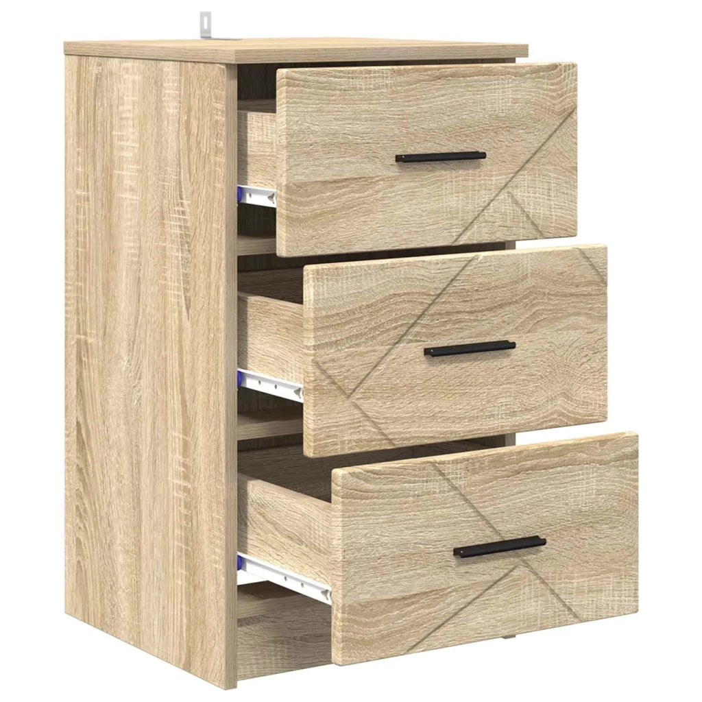 Armadio da Notte con cassetto rovere sonoma 38 x 38 x 66 cm 883376