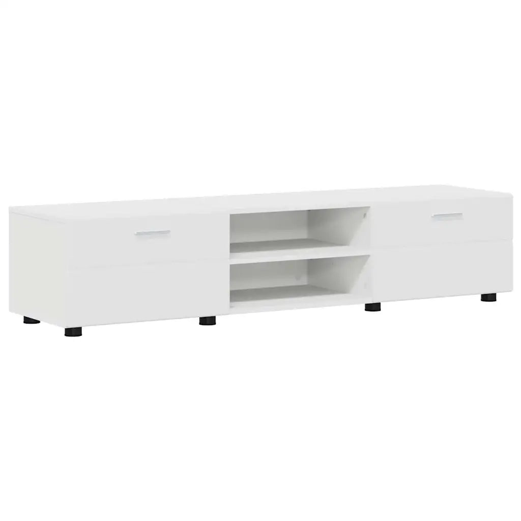 Set mobile TV con porta FLORIN 3 pcs Bianco Legno multistrato 3397994