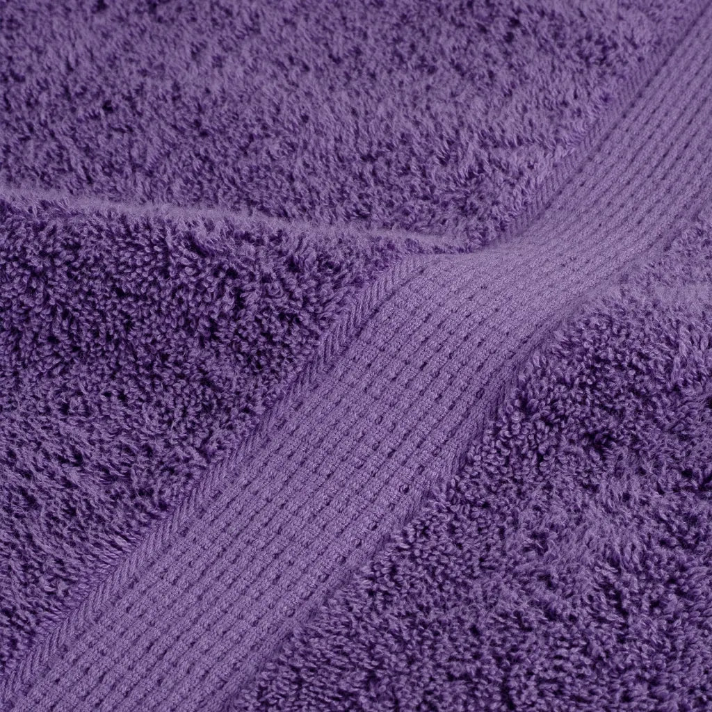 Asciugamani per Ospiti SOLUND 4 pz | Teli per bagno Viola 30x50 cm 600 g/m2