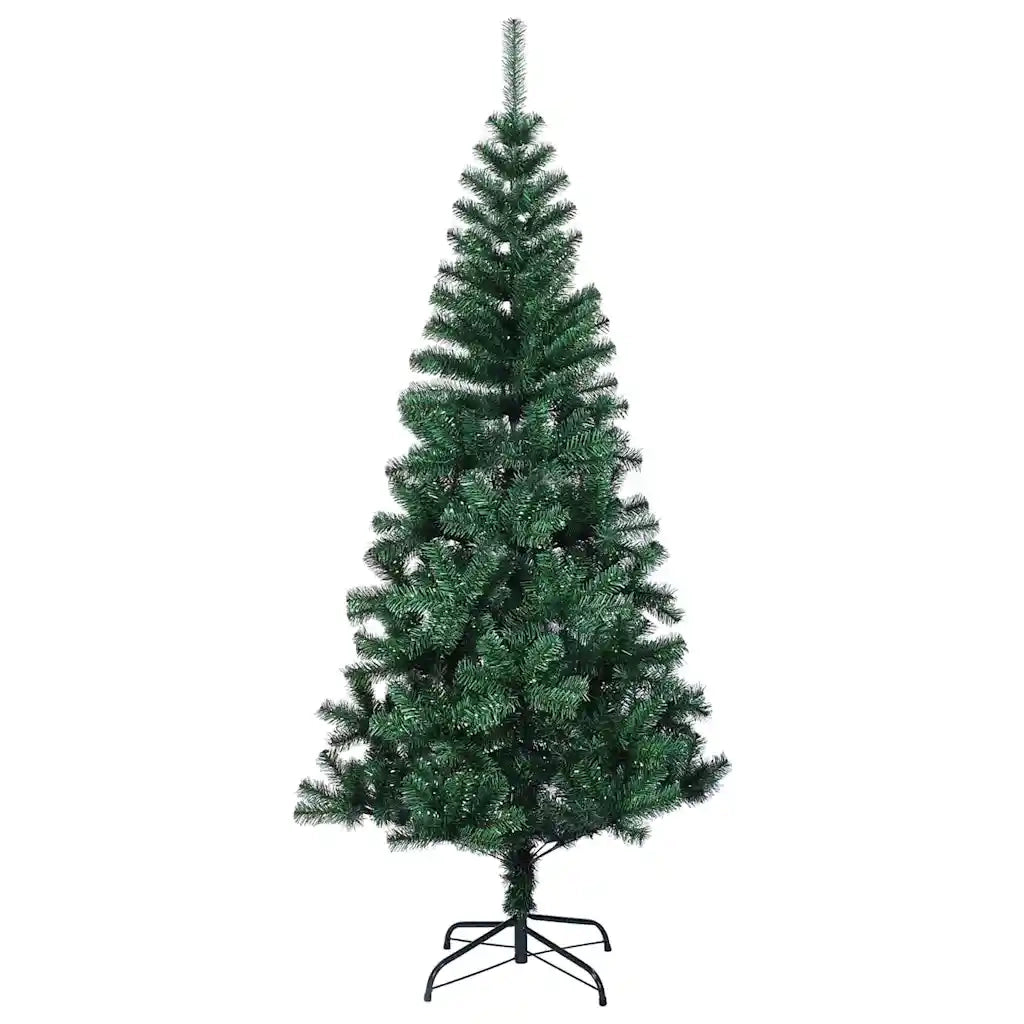 Albero di Natale artificiale con luci integrate Verde 180 cm 3396758