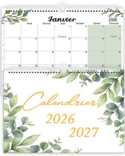 Calendario Familiare 2026 - Calendario Mensile A4 - Calendario da Parete 18 Mesi - Pianificatore Mensile - Calendario Familiare - Organizzazione Facile