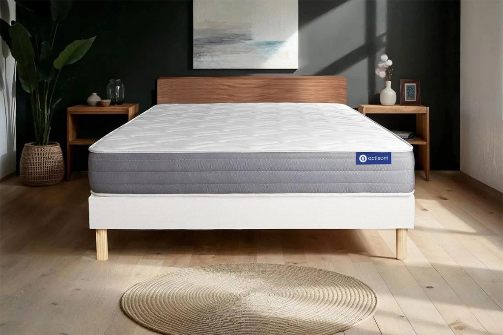 Kit rete e materasso Actiflex dream 120x200cm - Spessore : 22cm - Molle insacchettate e memory foam - Moderatamente rigido