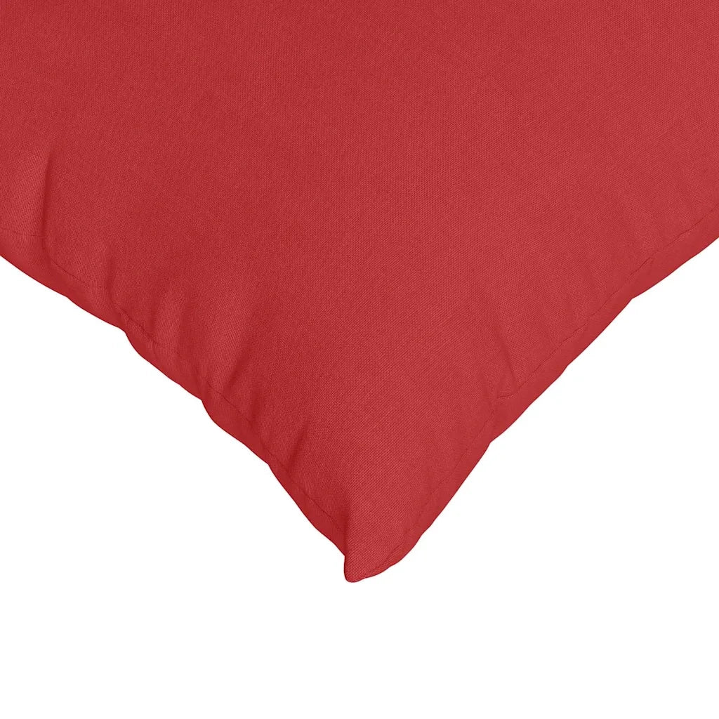 Cuscini da Divano 2 pz | Cuscini per sedie Rosso 80 x 80 cm Tessuto