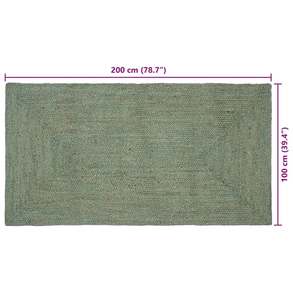 Tappeti per area Rettangolare Verde Oliva 100 x 200 cm 42010455