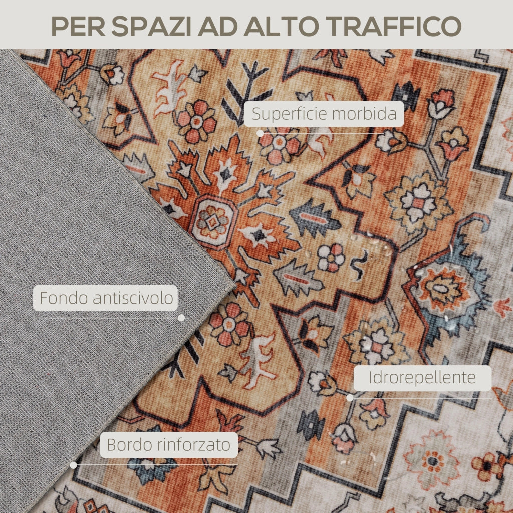 Tappeto Bohemien ¨C Minimal ¨C Marrone 230x160 cm