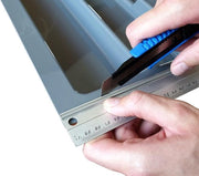 Organizzatore per contenitori di 40 cm - 330 x 490 mm cassetto per utensili in acciaio inox 47 profondi