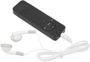 Portatile MP3 - Riproduttore di musica - Audio senza distorsione - Nero - Supporto per scheda di memoria - Ideale per studenti - Formato compattato
