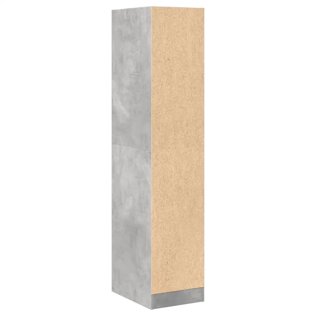Mobiletto da farmacia multifunzionale contenitore 30 x 41 x 144,5 cm legno composito grigio cemento 02_0050622