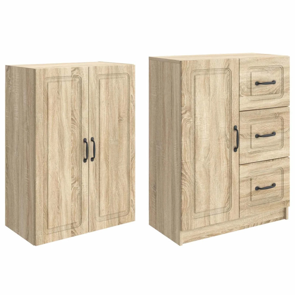 Set di armadi 2 pz Rovere Sonoma Legno ingegnerizzato 3416981
