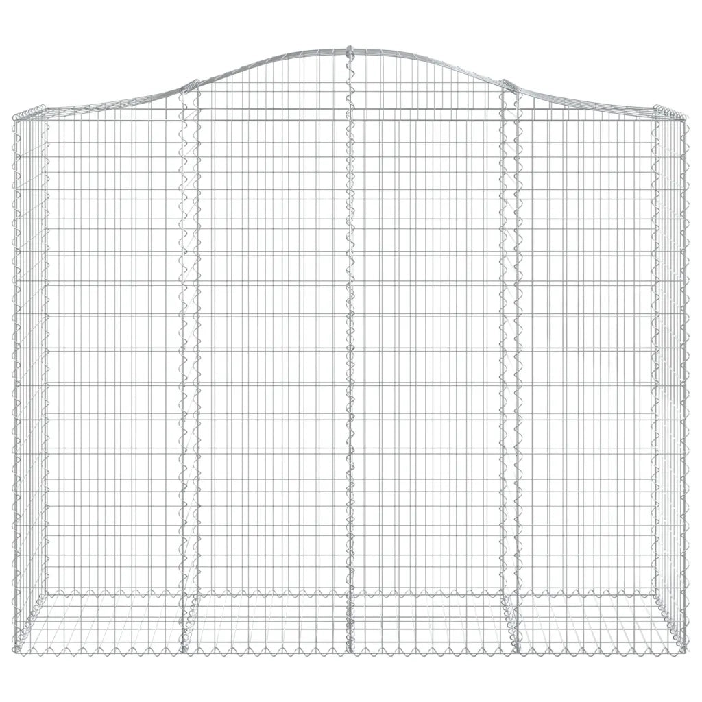 Cesti Gabbioni ad Arco 11 pz 200x50x160/180 cm Ferro Zincato 3145712