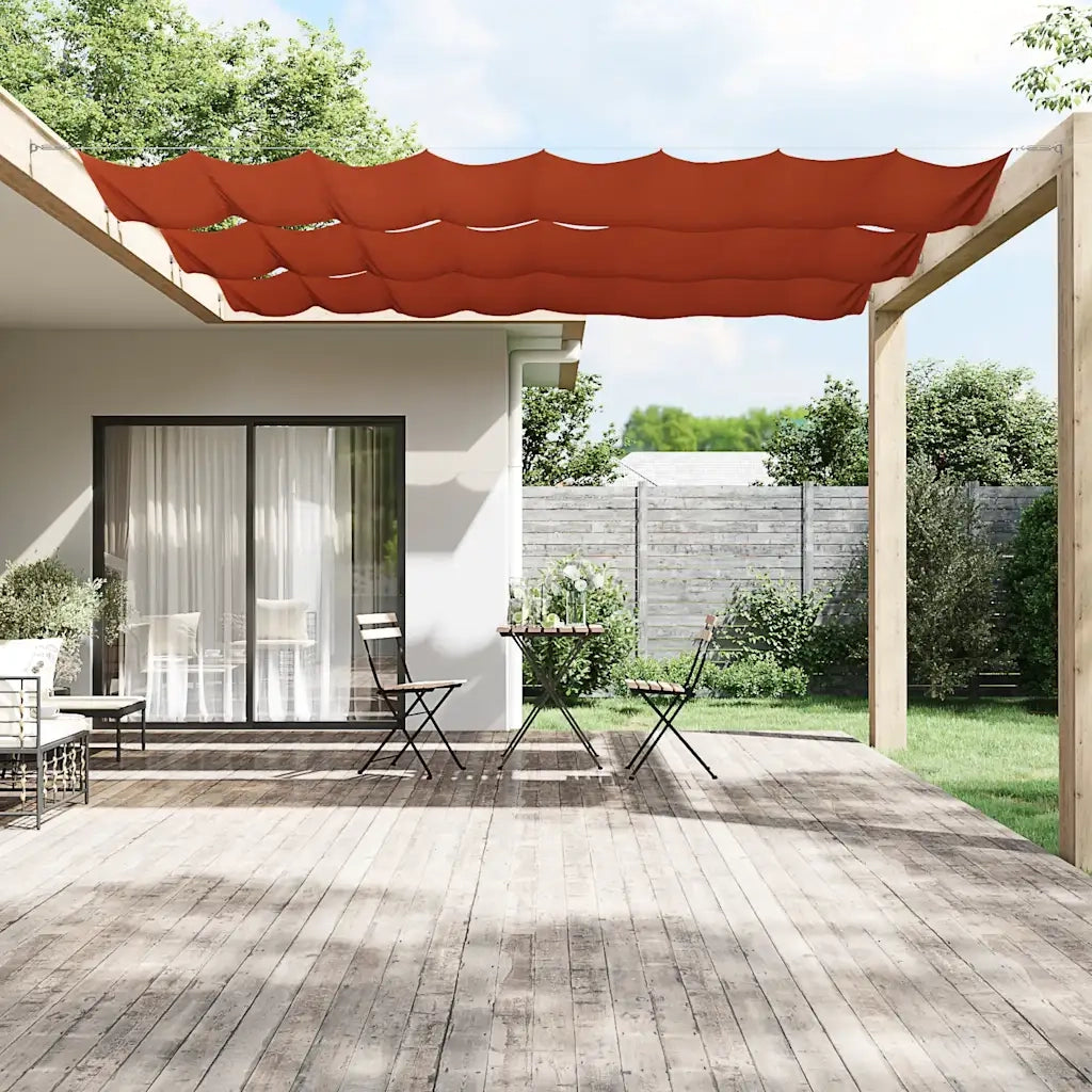 Paravento Verticale Terracotta 180x600 cm in Tessuto Oxford 148370