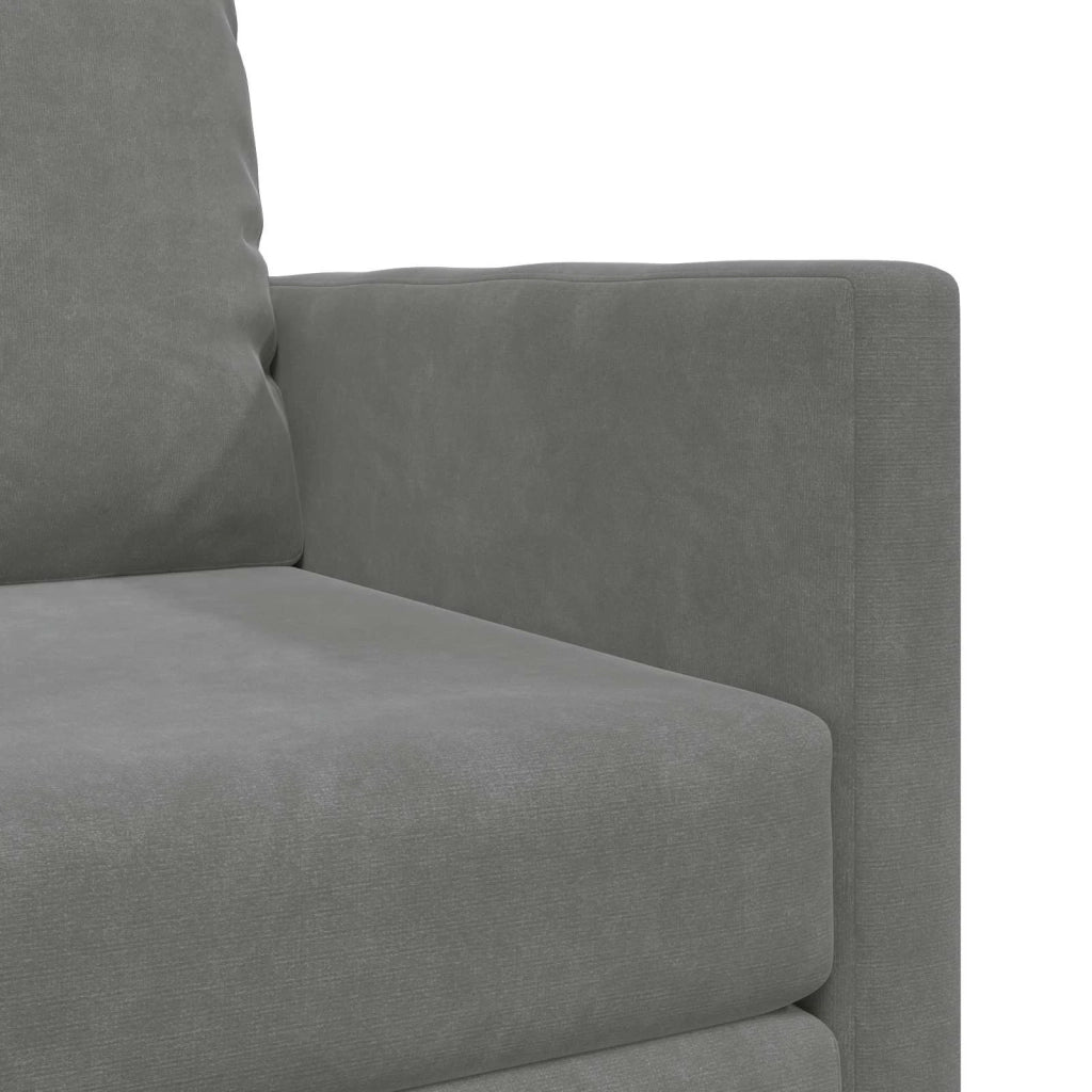Divano letto | Sof¨¤ letto | Letto singolo Grigio scuro 74 x 77 x 81 cm Velluto