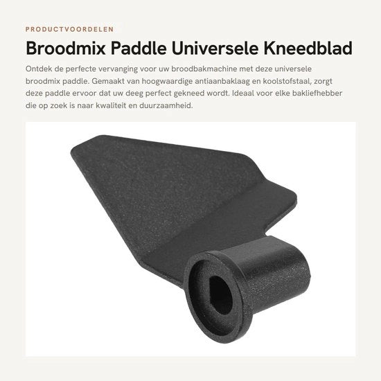Accessorio per impastatrice universale - sostituzione lama - antiscivolo - pala per impasto - realizzato in acciaio inossidabile - leggero e facile da pulire - accessorio per impastatrice