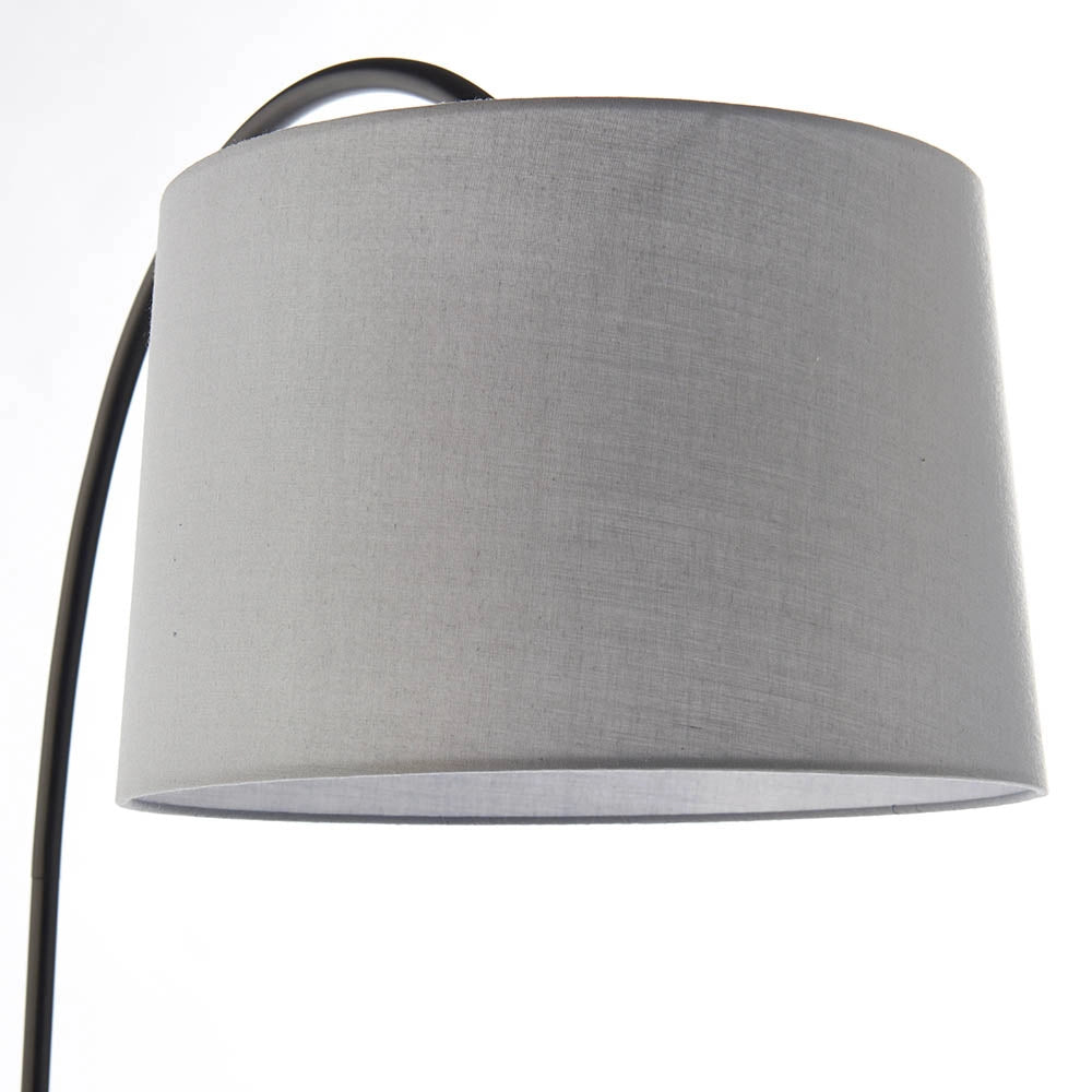 Lampada da terra nera opaca orientabile E27 Endon Carlson