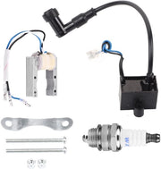 Set di accensione per motocicletta - Magnetoriflesso CDI - Bobina - Accensione motocicletta - Materiale Stainless Steel/Kunststof - Dimensioni 47 x 40 x 30 mm - Kit di accensione