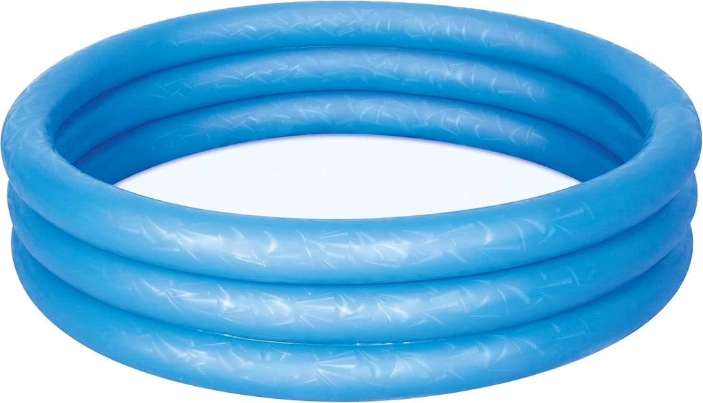 PISCINA GONFIABILE BESTWAY 3 ANELLI 102X25 CM ROSSO E BLU