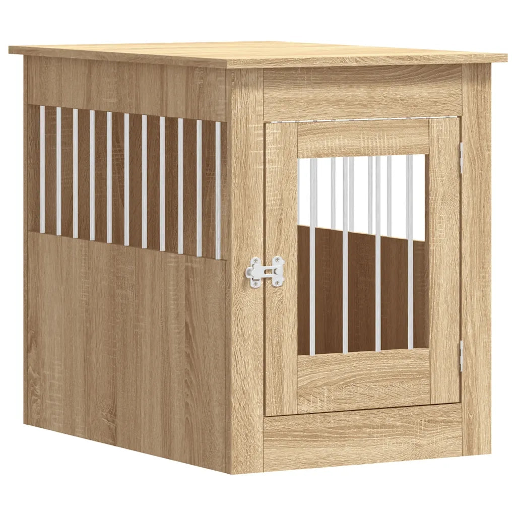 Gabbia Cani da Arredamento Rovere Sonoma 55x80x68cm Multistrato CFW2481871